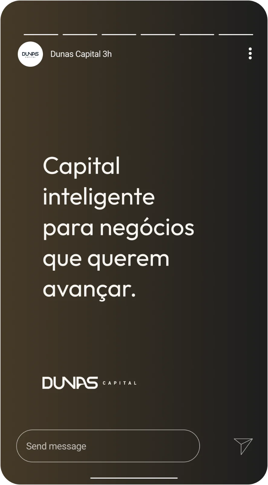Story da Dunas: capital inteligente para negócios que querem avançar