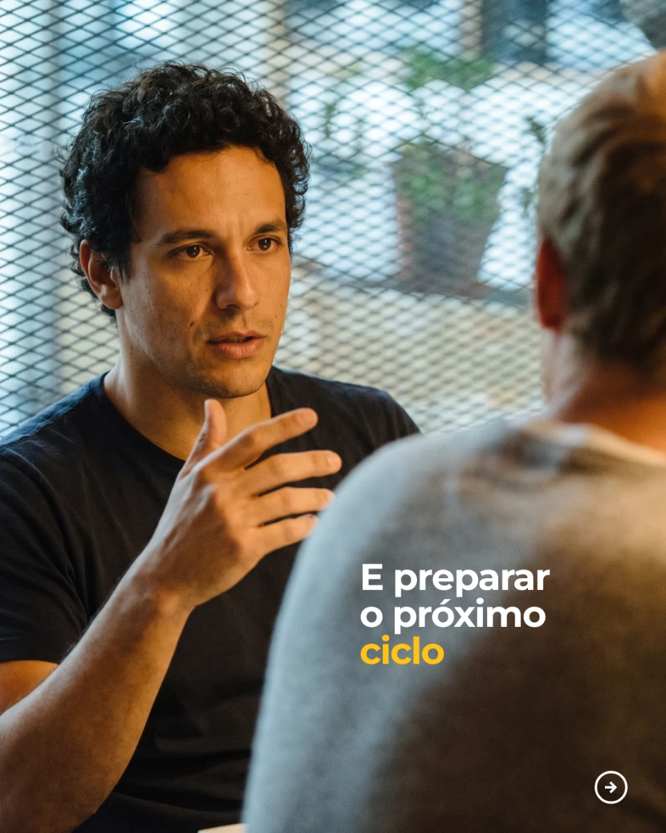 SDAZ post: two people talking and the line “And preparing the next cycle”
