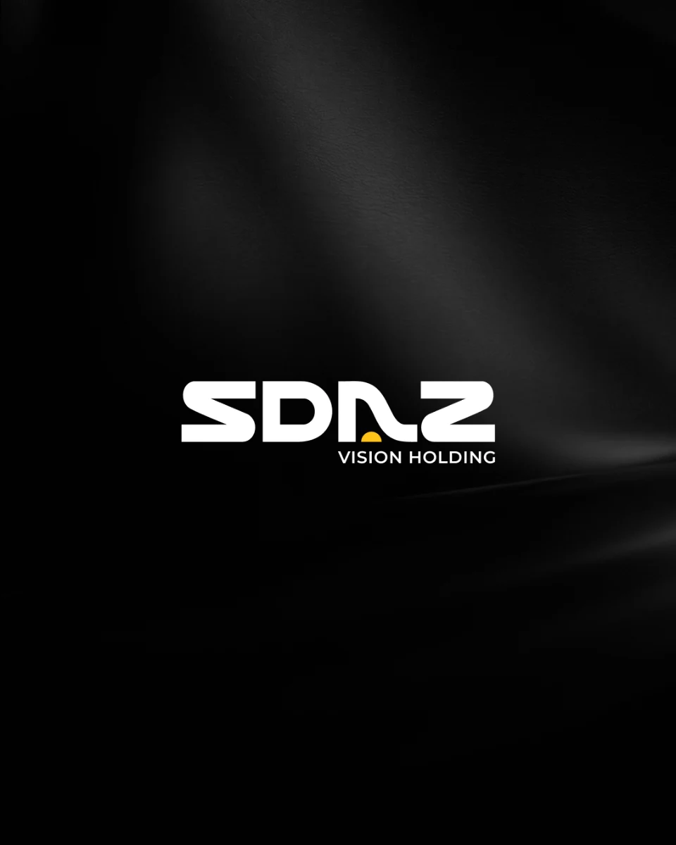 Post with the SDAZ Vision Holding logo on a black background